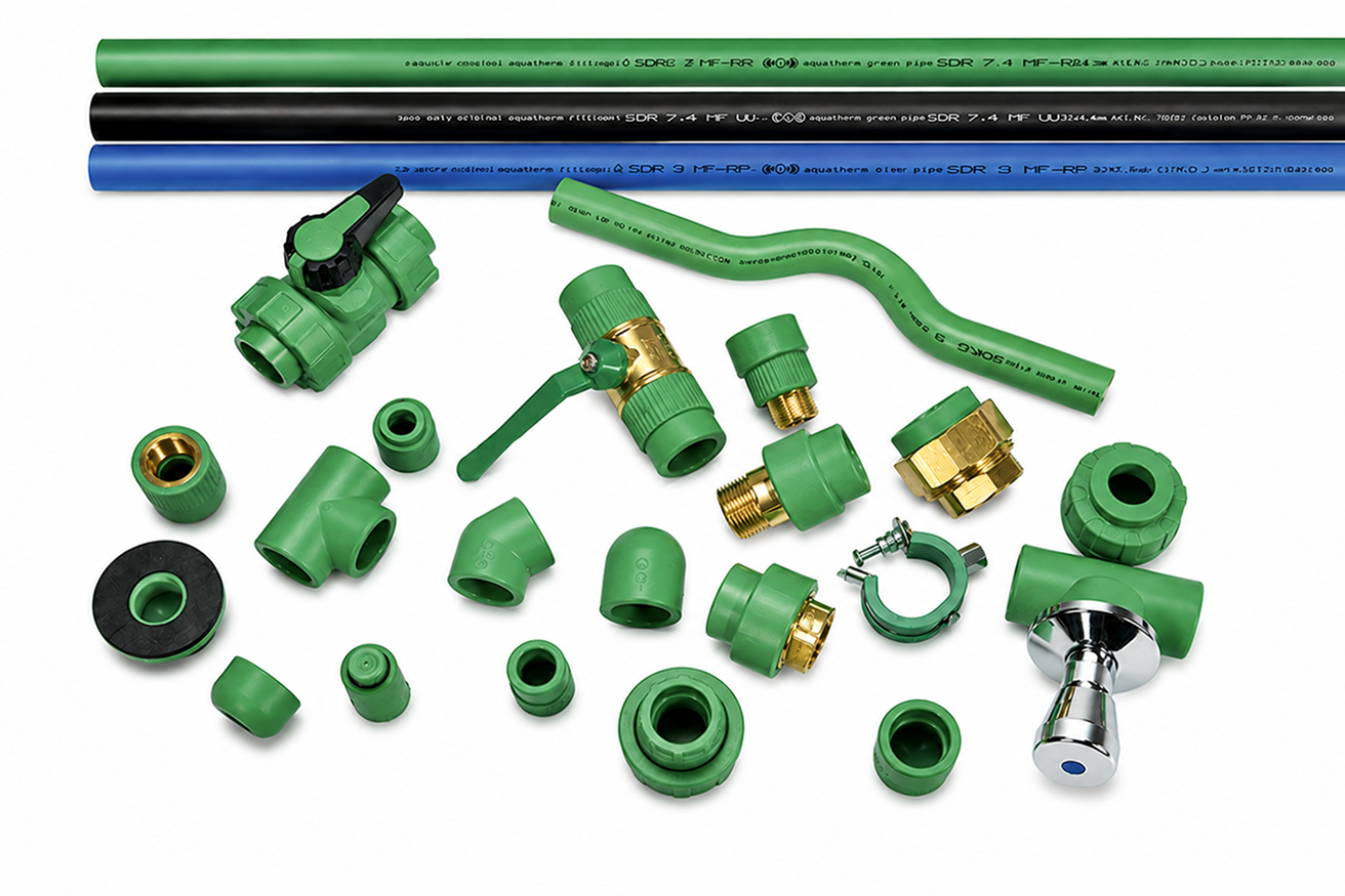Aquatherm fittings and parts